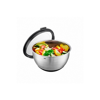 Миска 20 см. с крышкой нержавеющая сталь Muovo, GEFU 35040