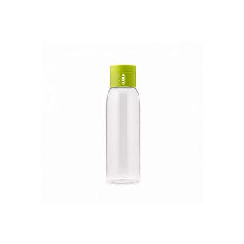 Бутылка для воды с индикатором зеленая 600 мл Dot, JOSEPH JOSEPH 81049