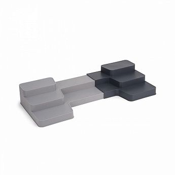 Органайзер многоуровневый раздвижной серый CupboardStore, JOSEPH JOSEPH 85146