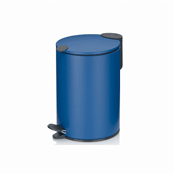 Ведро для мусора с педалью синий 3,0 л. Mats, KELA 23612