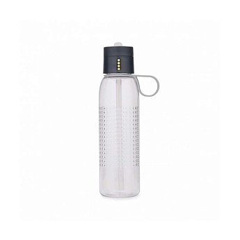 Бутылка для воды с индикатором черная 750 мл. Dot Active, JOSEPH JOSEPH 81094